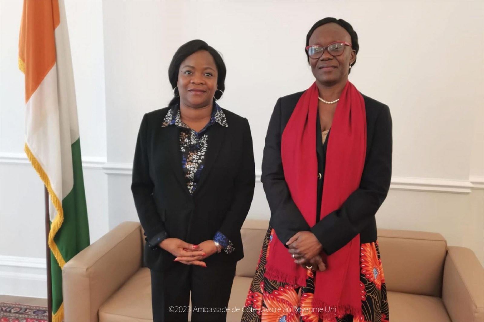 S.E.Mme Amani Sara a reçu son homologue du Liberia