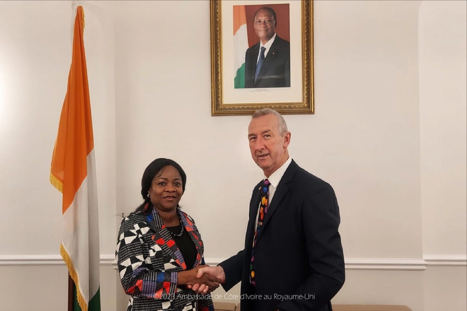 Audience / Le consul honoraire d’Irlande reçoit sa feuille de route