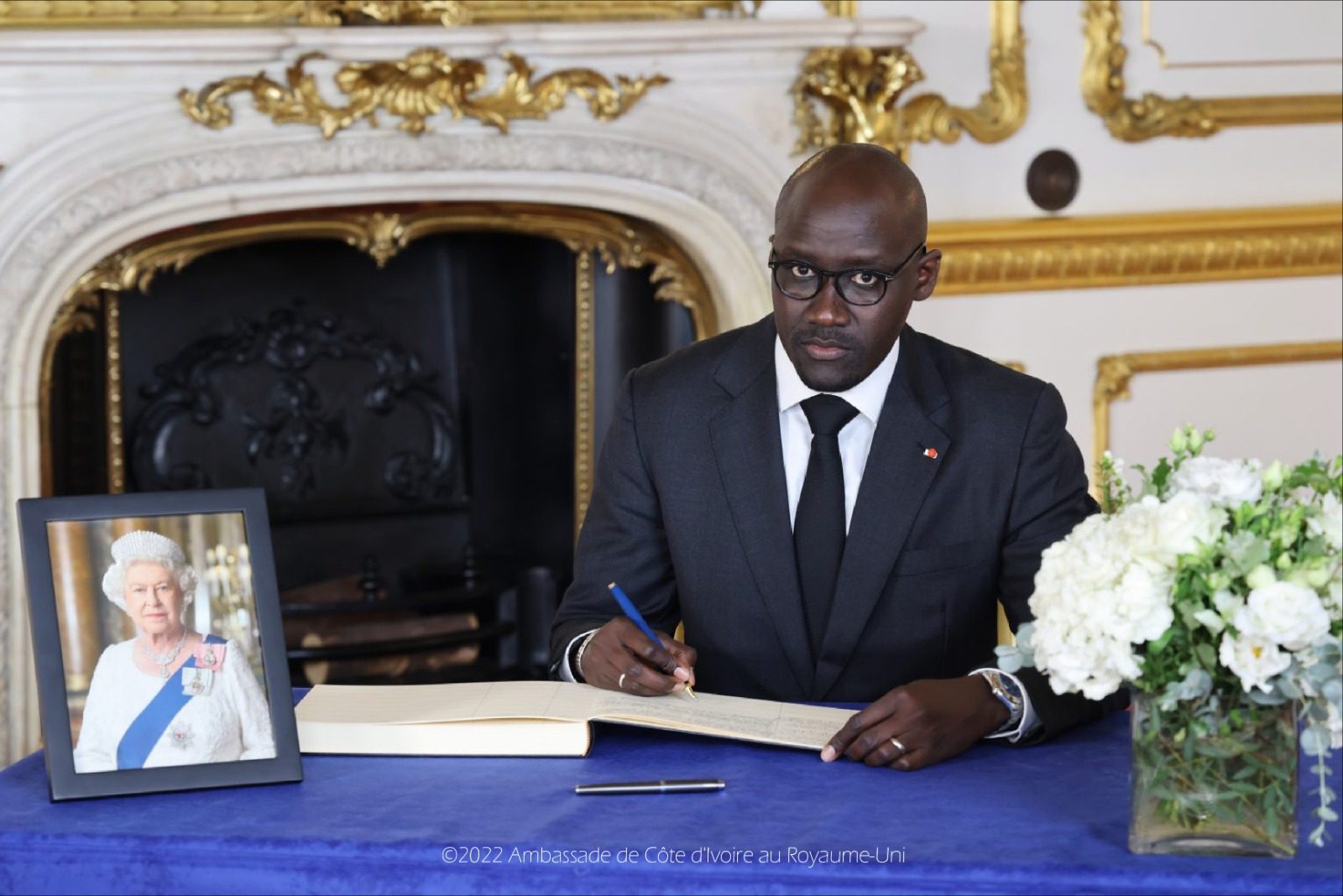 Le Ministre Secrétaire Général de la Présidence aux funérailles de Sa Majesté Elizabeth II